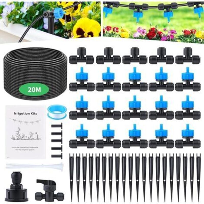 Neues Kit Mit 10 Praktischen Gartengeräten Wie Pelles, Râteaux, Bêches, Cisailles, Arrosoir Und Plus Für Den Garten Inklusive Sac Pe-
