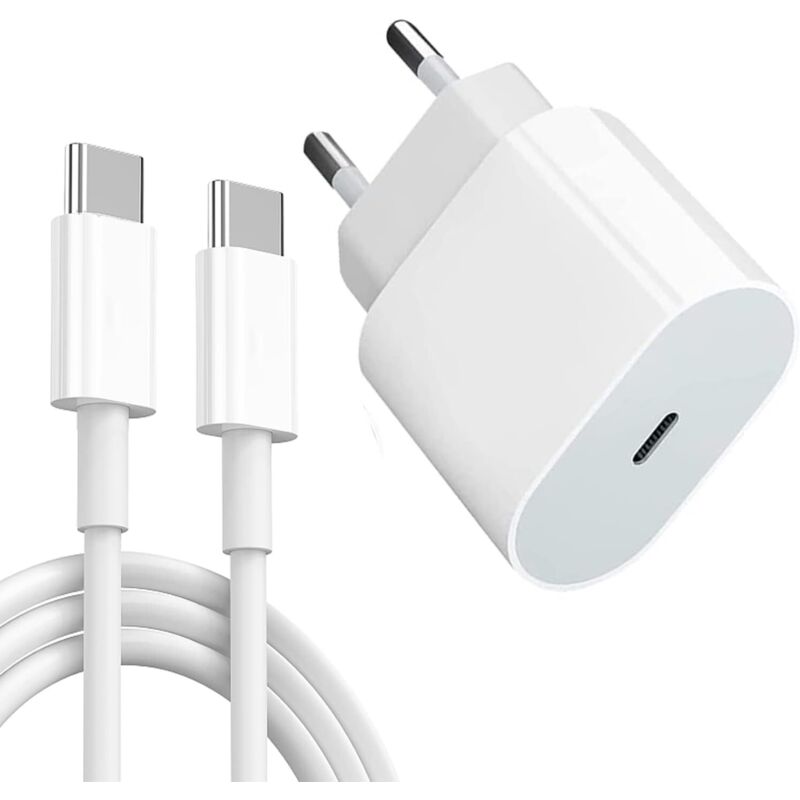 20-w-usb-c-ladegerät Für Ipad Pro Mit 2 M Typ-c-kabel. Kompatibel Mit Ipad Pro 12,9/11 Zoll, Air 5e/4e, Mini 6, Galaxy S21, S20, S10 Usw. Usb-c-netzteil Für Android-tablets.