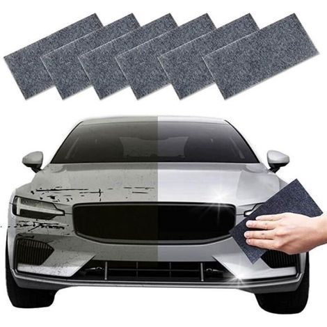 Nano Sparkle Cloth Car, 12-teiliges Auto-kratzer-reparaturtuch, Kratzer-reparatur-poliertuch Zum Polieren