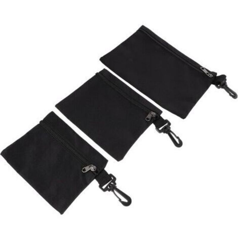 Set Aus Drei Robusten Werkzeugtaschen, Kleine Tragbare Wasserdichte Werkzeugtasche Aus Stoff Mit Reißverschluss, Geeignet Für Elektro- Und Reparaturwerkzeuge H618