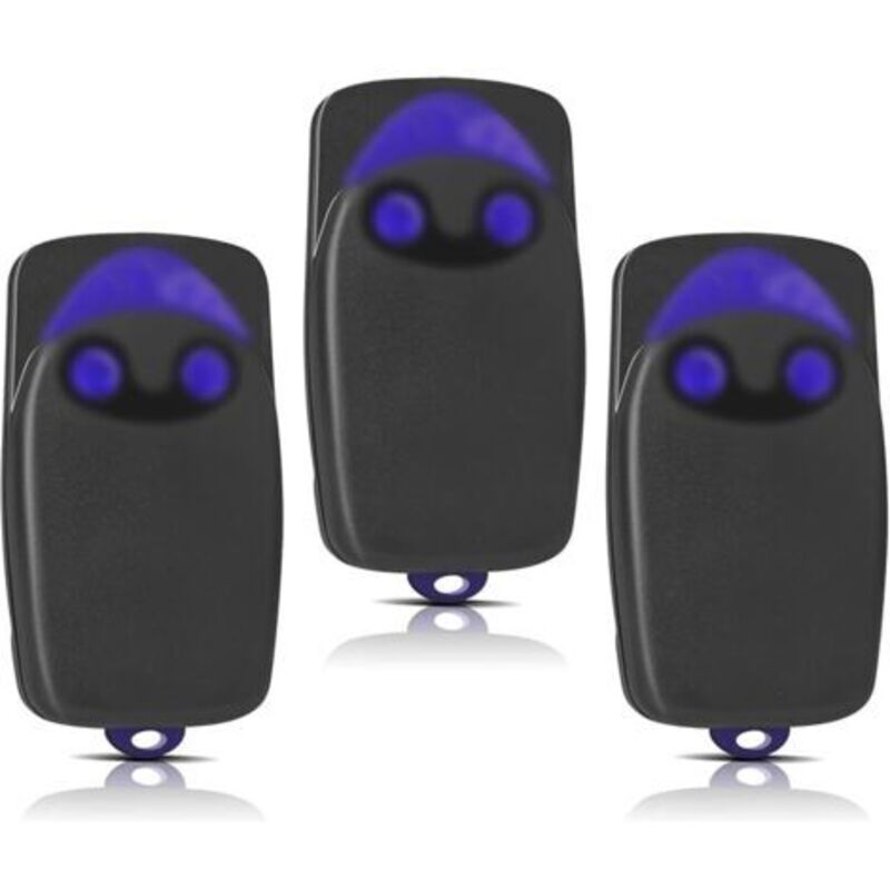 3 Teile Ersatz Für Die Fernbedienung Nice, Fernbedienungsportal 433,92 Mhz, 2 Kanäle, Kompatibel Mit Flo1r-s, Flo2r-s, Flo4r-s