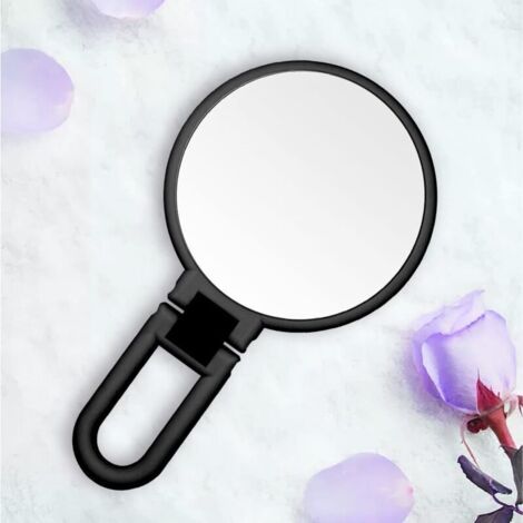 Grosser 30x-mikrofon Mit Spitzeneffekt – Double-face-make-up-mikrofon, Biegsam Und Tragbar, Jederzeit Und Überall Einsetzbar – Schwarz