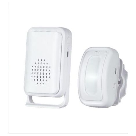 Bewegungsmelder-türklingel Für Geschäftseingang, Geschäftseingang, Durchgang, Bewegungsmelder-alarm, Kabelloser Außenmelder-alarm, Kabelloser Hausalarm, 1 Sensor Und 1 Empfänger