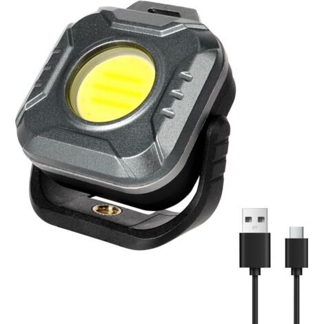 Wiederaufladbare Campinglampe 1200 Mah – 650 Lm, 6 Modi, Ipx5 Wasserdicht, Magnetfuß Für Außenbeleuchtung