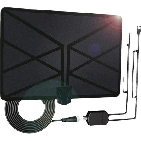 Verstärkte Digitale Hd-tv-antenne Für Den Innenbereich Für Fernseher Mit Einer Reichweite Von Bis Zu 1545 Km (960 Meilen) Mit 4k Uhd 1080p Dvb-t Freeview-empfang Für Live-streaming Lokaler, Kommerziel