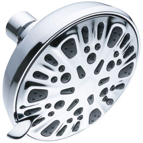Buse De 4,5 Pouces Buse Supérieure Dissimulée Neuf Functions Pommeau De Douche Galvanoplastique Complete À Haute Pression