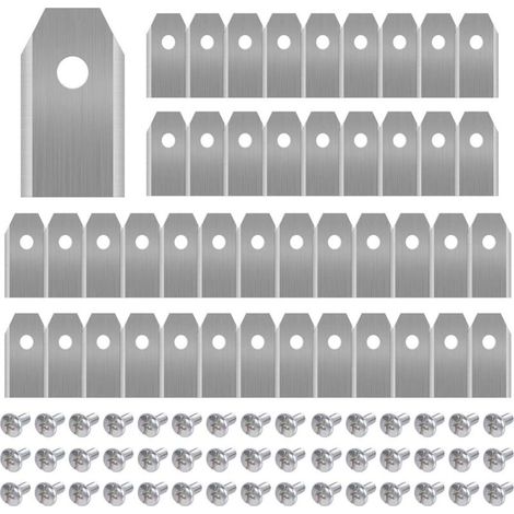 Lot Von 45 Klingen Aus Titan Für Robotertöne – Kompatibel Mit Husqvarna, Gardena, Yardforce – 3 G-0,75 Mm Mit 45 Mm