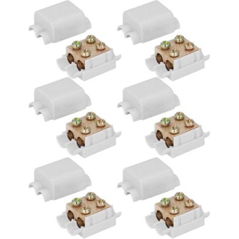 Zk-1216 Zk-1216 6-teiliger T-typ-draht-splitter-anschluss, Leistungsstarke 3-wege-buchse, Anschlussdose Für 2,5–16 Mm² Elektrokabel, 1000 V, 100 A