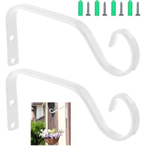 2er-pack Wandhaken Zum Aufhängen Von Blumen, Hängepflanzenhalter, Lampenhalter Für Hängepflanzen Im Freien, Laternen, Wandleuchten