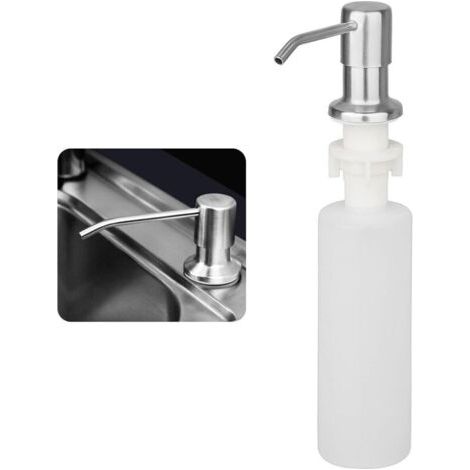 Eingebauter Seifenspender 500 Ml Aus Edelstahl, Spülmittelpumpe, Praktische Und Moderne Lösung Für Die Küche
