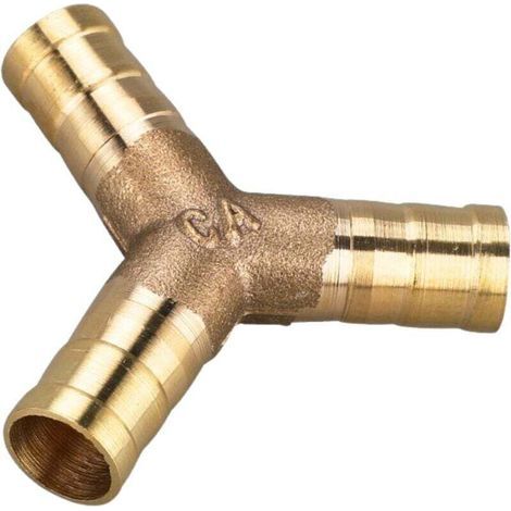 1 Stück 10 Mm 3-wege-pneumatik-y-schlauchverbinder Rohrverschraubung Schlaucharmaturen Messing