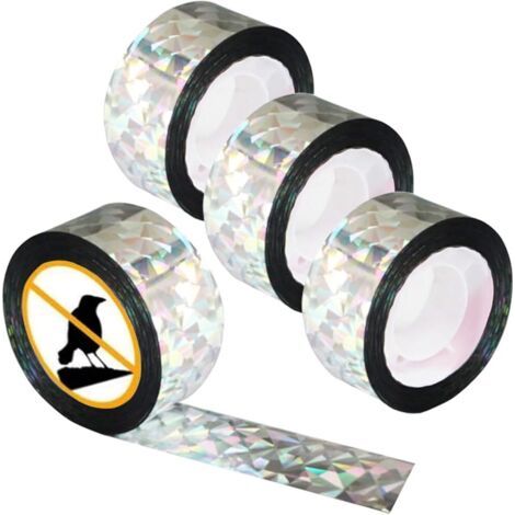 Anti-vogel-bänder, Doppelseitig Reflektierend Mit Holografischem Streifen, Zum Abschrecken Von Vögeln In Gärten Und Terrassen