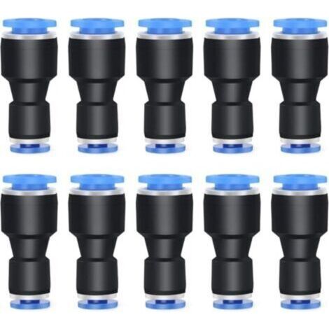 10 Stück Gerade Rohrreduzierer Mit 8 Mm Außendurchmesser X 6 Mm Außendurchmesser Für Verbindungszubehör, Pneumatische Armaturen, Schlauchreduzierer-anschluss
