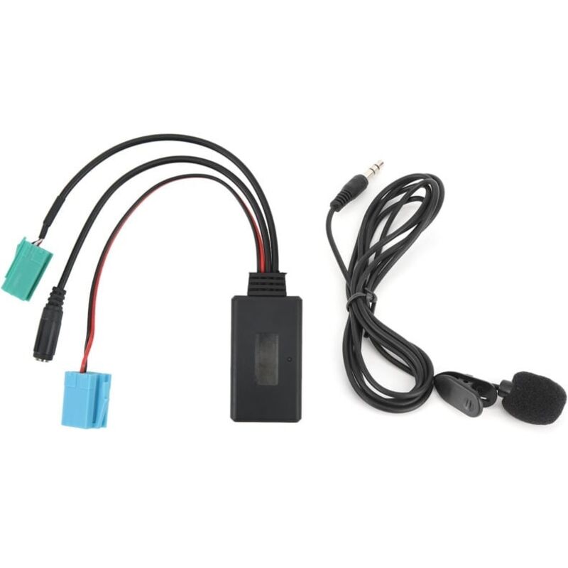 Kabel-audio-bluetooth-6-broschen, Aux-in-stereo-adapter Für Das Auto Mit Mikrofon-adapter Für Clio/espace/megane