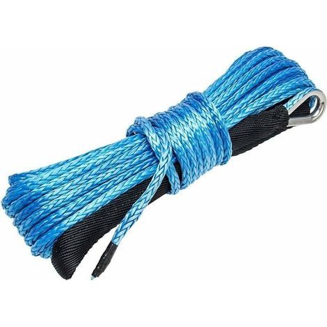 Ulisem – Synthetisches Windenseil 6 Mm X 15 M – Bruchkraft 3400 Kg – Abrieb- Und Uv-beständigkeit – Für Atv Und Utv – Mmx15