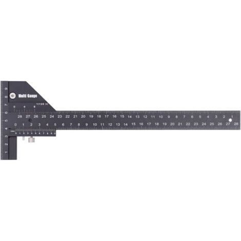 Holzbearbeitungs-anreißlineal, Markierungsmesslehre, Multifunktionales Tischlerwerkzeug In T-form