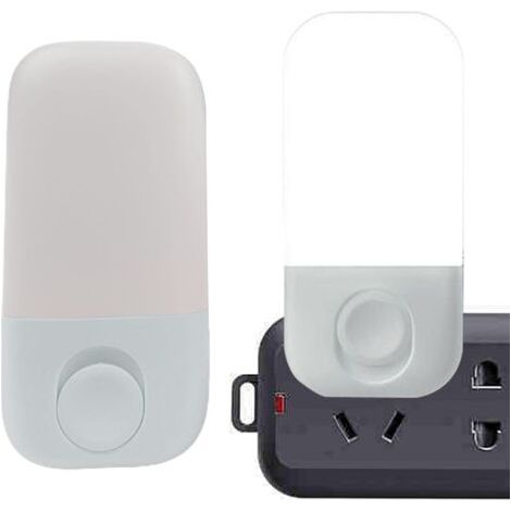 Baby-nachtlicht Mit Dämmerungssensor, Automatisches Ein-/ausschalten, Baby-nachtlicht Zum Anstecken, Nachtlicht Für Flur, Küche, Weiß, 0,5 W, 4,5 X 9 Cm Xxw