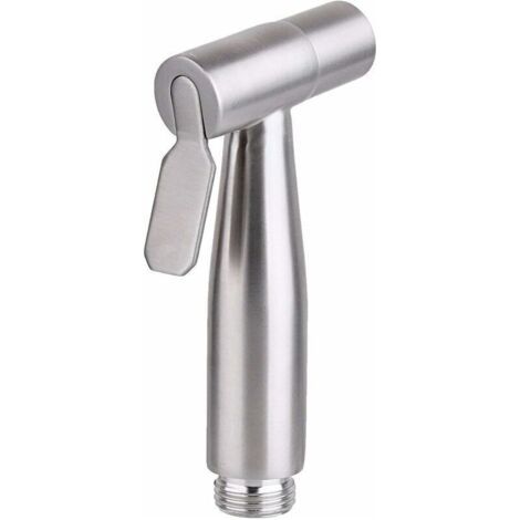 Handbrause Aus Premium-bidet Aus Edelstahl – Komplettes Toiletten-bidet-set, Edelstahl – Silver-fei Yu