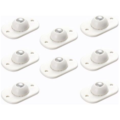 Set Mit 8 Selbstklebenden Rollen, Selbstklebende Mini-kugelrollen Aus Kunststoff Für Möbel, 360° Drehbare Kugelrollen Für Kleine Möbel, Aufbewahrungsbox