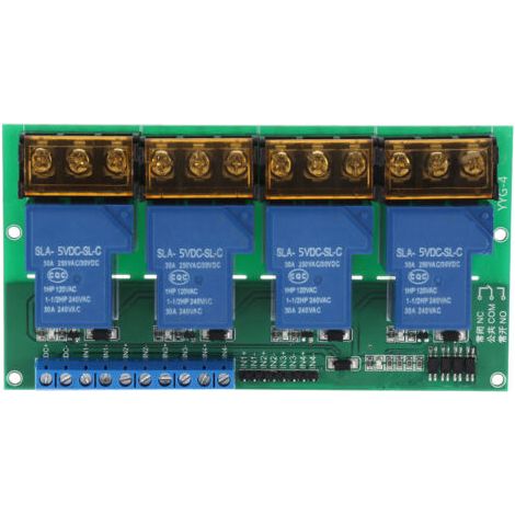 Vierwege-hochleistungs-relaismodul, Steuerplatine, Optokoppler-isolation 30a Yyg-4 Dc5v