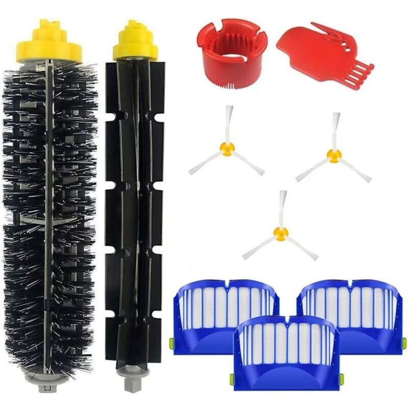 Zubehör-set Für Irobot Roomba 600 Serie 671 692 694 697 698 650 651 660 690. Filter-rouleau Für Den Austausch Von Ersatzteilen