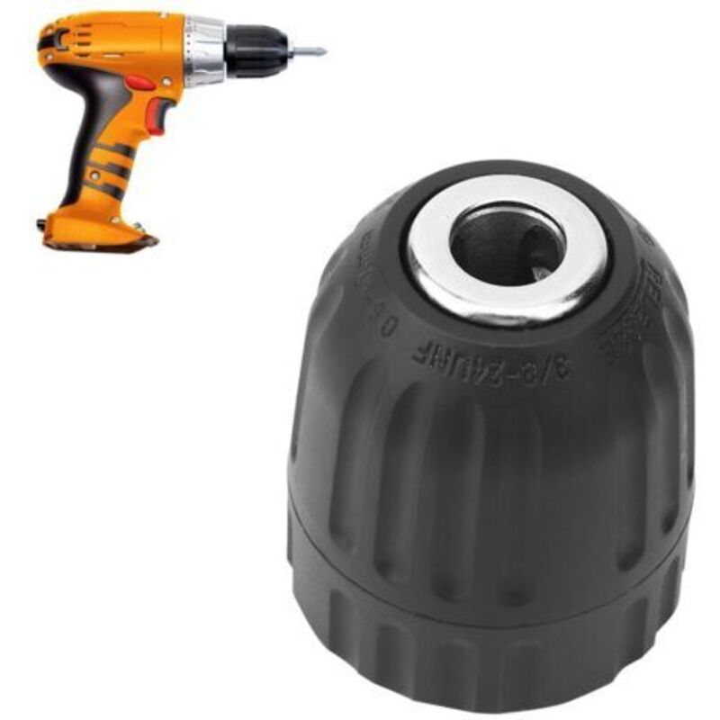 3/8" X 24 Unf Metallbohrfutter, Bohrzubehör 0,8 Mm-10 Mm Gewindebohrfutter Ohne Schlüssel Für Elektrische Handbohrmaschine