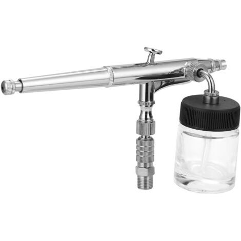 Professionelles Airbrush-set, Für Modellbau, Kunstmalerei, Mit G1/8-adapterschlüssel, 2 Flüssigkeitsbechern, 2 Nadeldüsen