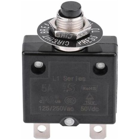 15-a-leistungsschalter – Thermoschalter Mit Reset – 125–250 V Ac, 50 V Dc – Überlastschutz – Einfache Montage