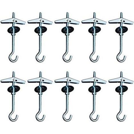 9 Cm Robuste Deckenhaken, Swag-hängehaken, Knebelbolzen, Flügelhaken, Für Deckenmontage, Hängepflanzen, Wandmontage, Orchideenhaken (10)