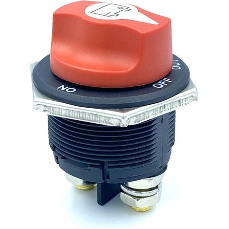 Batterietrennschalter 32 V 200 A Cont 300 A Int – Kompaktes Design Aus Abs Und Metall – Schutz Vor Schaltkreisen
