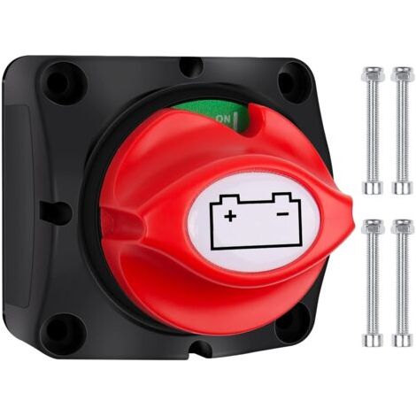 Batterieschutzschalter 12 V, 24 V, 48 V, Batterieabschaltung 1–2 Wortspiele, Batteriehauptschalter 275 A, Yacht, Boot, Lkw, Bus, Auto, Motorrad, Batterieschalter