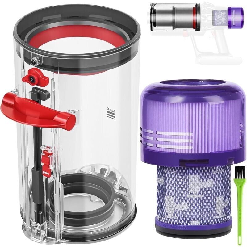 Sammelbehälter Für Dyson V11, V15, Sv14, Sv17, Filterrücklauf Und Staubbeutel, Abgetrennte Teile, Zubehör, Inhalt, Ersatzfilter Für Dyson Sv22, Sv15, Sv28, Zubehör, Staubbehälter