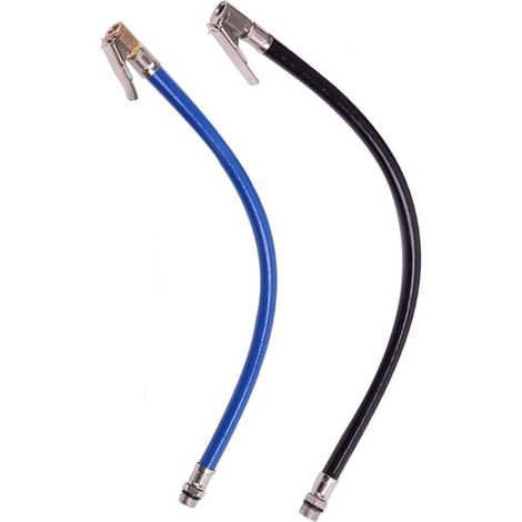 N/s 2 Stück Verlängerungsventil Pneu Und Caoutchouc Tuyau De Gonflage De Pneu Adaptateur Gonfleur Tuyau Rallonges Pompe Roue Petit Und Flexibel, Einfach Zu Transportieren, Praktisch Zu Allen Pneus Mit