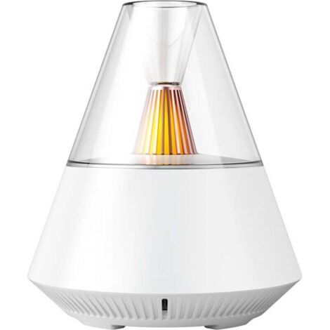 Diffusor Für Ätherische Öle, Tragbarer Luftbefeuchter Mit Kühlem Nebel Und Warmem Licht, 150 Ml Fassungsvermögen, Für Schlafzimmer, Weiß Xxw