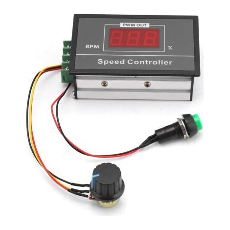 Dc 6-60v 12v 24v 36v 48v 30a Pwm Dc Motor Drehzahlregler Start Stop Schalter