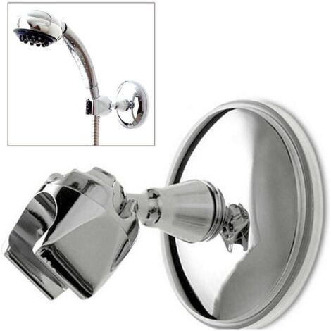 Duschkopfhalter, Saugnapf, Wandhalterung, Saugnapf, Saugnapf, Verstellbare Handbrause, Chrom Mit 360° Drehbarem Duschhalter Für Handbrause