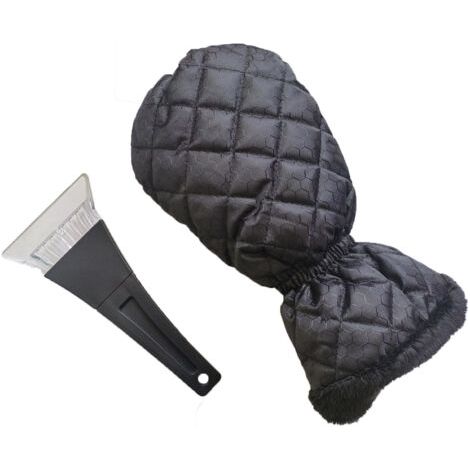 Eiskratzer Mit Handschuhen Für Autos, Suvs Und Lieferwagen, Robuster Enteisungsschaber Zum Enteisen Von Windschutzscheiben Und Fenstern Im Winter