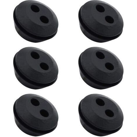 6er-pack Gummi-kraftstoffschlauchkappen – Auslaufsichere 2-loch-tankdichtung – Kompatibel Mit Freischneider Und Heckenschere