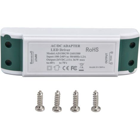 Led-treiber 24 V Dc 1,5 A 36 W Led-netzteil 24 V Konstantstromtransformator Ac100–240 V