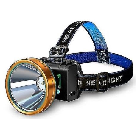 500.000 Lumen Led-stirnlampe – Usb Wiederaufladbar – Aluminiumlegierung – Ipx-6 Wasserdicht – Reichweite Bis Zu 800 Meter – Xhp90