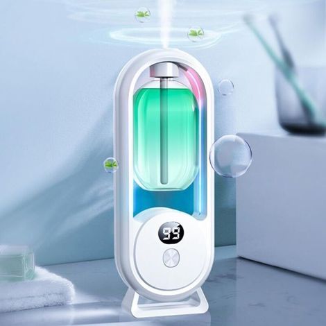 Wandmontierter Diffusor Für Ätherische Öle, Wiederaufladbarer Aromatherapie-luftbefeuchter Mit Timer, Lufterfrischer Mit Digitalanzeige Xxw