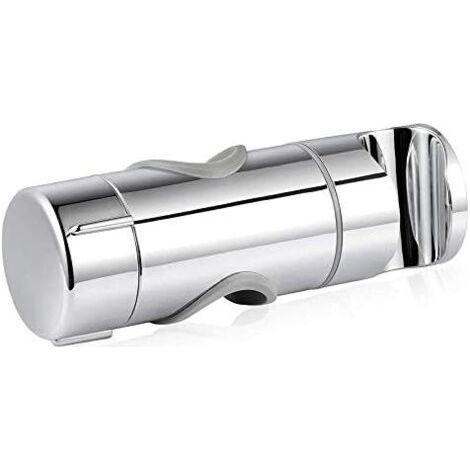 Verstellbarer Handbrausehalter 19–25 Mm – Robustes, Verchromtes Abs – Bis Zu 90° Schwenkbar – Werkzeuglose Installation