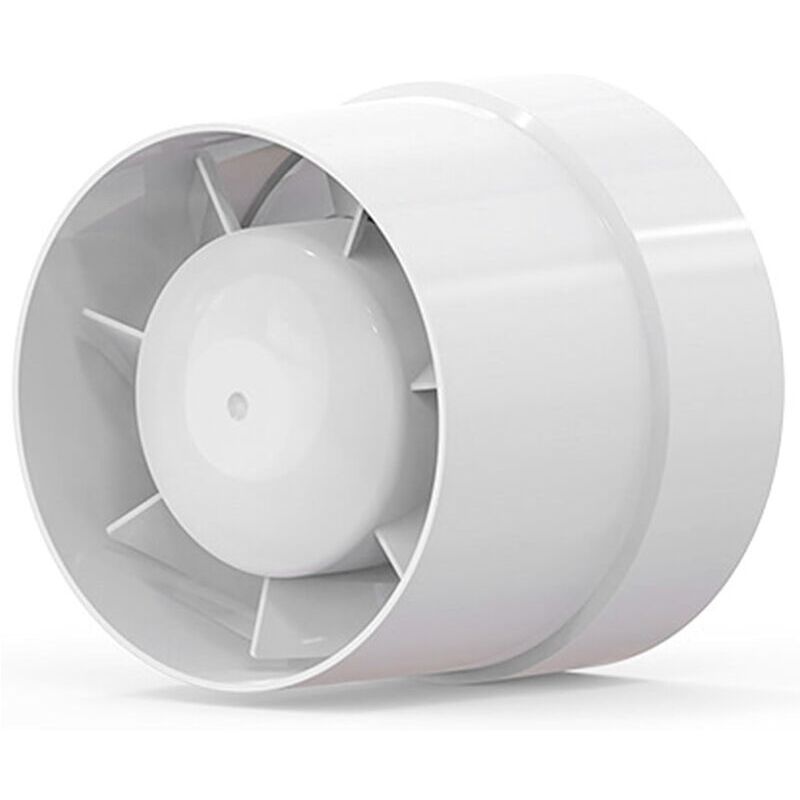 Abluftventilator, 100 Mm Sparsam, 12 W/130 M², Axialer Abluftkanal In Linie: Badezimmer, Küche, Höhle