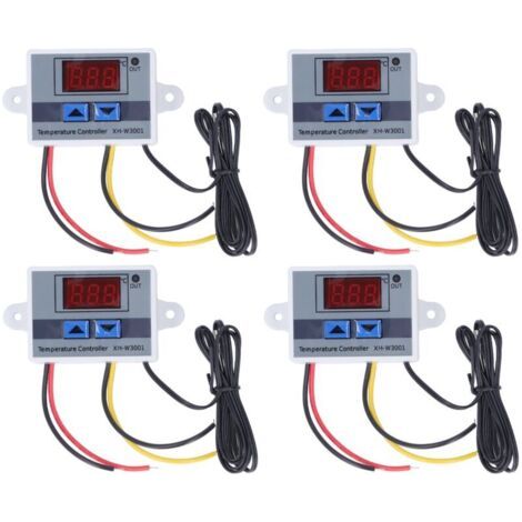 4 Stück Led Digital Temperaturregler Kühlung Heizung Thermostat Schalter Modul 12 V 120 W