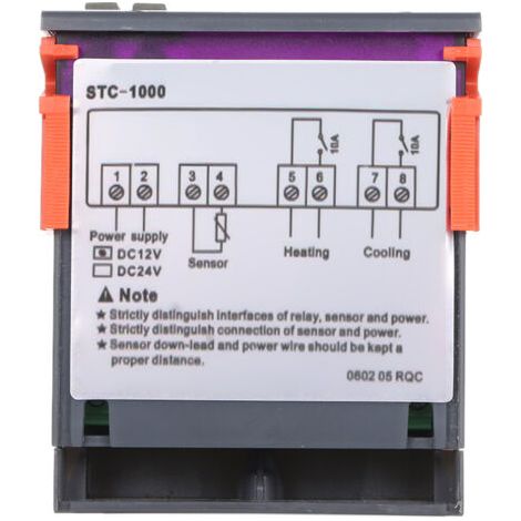 Digitaler Kühl-heizungsthermostat, Digitaler Temperaturregler Mit Sensor Stc-1000