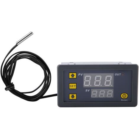 W3230 Led Digitaler Temperaturregler Thermostatschalter Sensormessgerät (110-220 V)