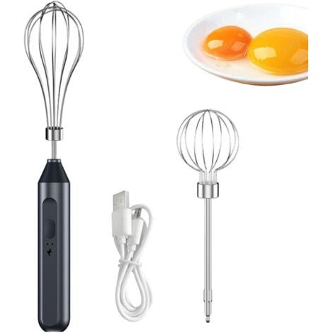 Elektrischer Eierschläger Mit Doppeldraht-schlägern, Lebensmittelmixer, 3-gang-schneebesen, Vertikaler Kabelloser Handmixer Mit Eiertrenner Zum Backen Von Kuchen, Eiercreme (n