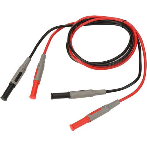 Jeffergarden P1032 4-mm-bananenstecker-testleitung, Spritzgegossenes Gerades Auf Gerades Multimeterkabel