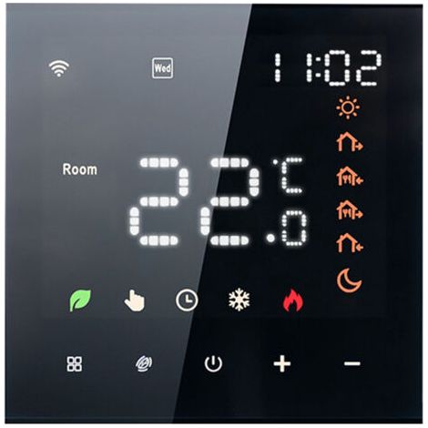 Smart Tuya Wifi-thermostat, Sprachsteuerung, 3 A, Digitales Lcd-touchscreen-display, Kellerheizung, Temperaturregler, Smart Wall Für Wasser, Kompatibel Mit Amazon Home