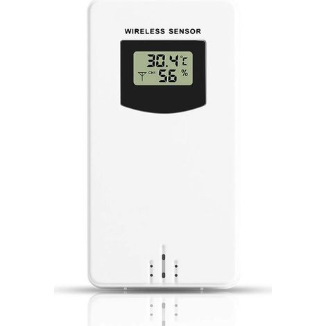 Rapanda – Drahtloser Außensensor Für Wetterstation – Misst Die Temperatur Bis Zu 60 M – Wasserdichtes Und Leichtes Design – Einfache Installation